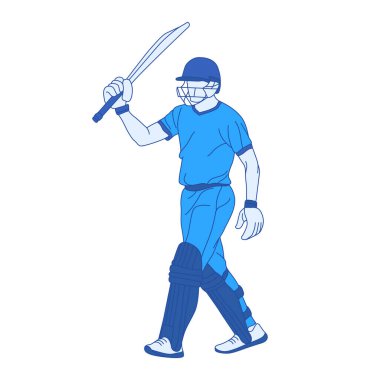 stilize edilmiş vektör spor kriket afişi illüstrasyonuName