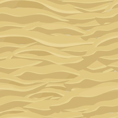 Kum dokusu, çizgi film tarzında kusursuz arka plan, oyun dekorasyonu, evet. - Evet. Vektör illüstrasyonu