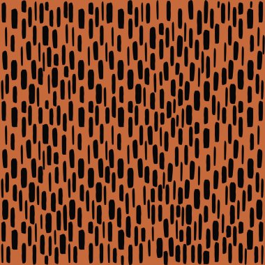 Etnik halk kabilesinin eli kusursuz bir şekilde felç geçirdi. Vahşi kumaş süslemesi. Vektör illüstrasyonu