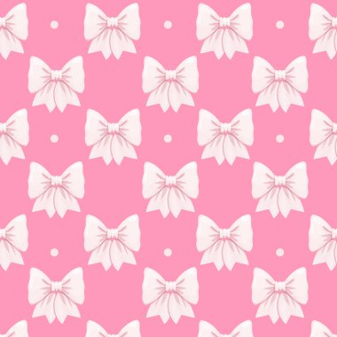 Coquette pembe kurdele pürüzsüz desen, zarif kumaş baskı duvar kağıdı açık arkaplanda. Vektör illüstrasyonu