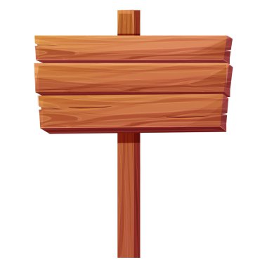 Tahtalardan ahşap çerçeve kenarı. Kahverengi eski tahtalar ve çatallı paneller. Oyun tasarımı. Kırsal tabela. Vektör illüstrasyonu