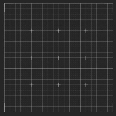 Hud ızgara oyun paneli. Noktalı grafikler, çizgiler. Dijital ekran arayüzü görüntüsü, gelecekçi kullanıcı sistemi için elektronik ızgara. GUI dijital hi teknolojisi arka plan şablonu. Vektör illüstrasyonu