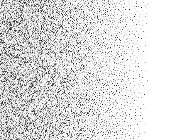 Grain texture gravel noise gradient. pointillism effect background. Dotted points, grainy sand, grunge abstract monochrome halftone. Vector illustration