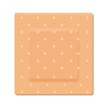 Yara bandı sıva, soyun. Solunabilir bandajlar hazır. İlk yardım bandı, farklı şekillerde. Bandaid beyaz arka planda izole edildi. Vektör illüstrasyonu