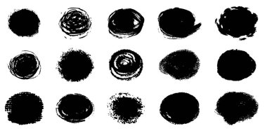 Karalama desenli fırça darbesi mürekkebi ya da boya sıçraması. Soyut grunge leke, sınır, çerçeve, el yapımı punk tarzı Asyalı tasarım öğesi. Vektör illüstrasyonu