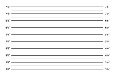 Polis sabıka kaydının boyunu ölçüyor. Fotoğraf geçmişi, sabıkalı polis sabıka fotoğrafı. Geçmişe dönüş. Vektör illüstrasyonu