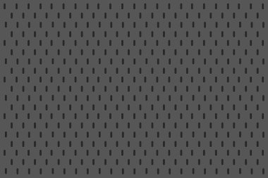 Tahta tahta tahta gri duvarda noktalar, geometrik ızgara deseninde delikler var. Kancalar için delinmiş bir panel. - Evet. Vektör illüstrasyonu