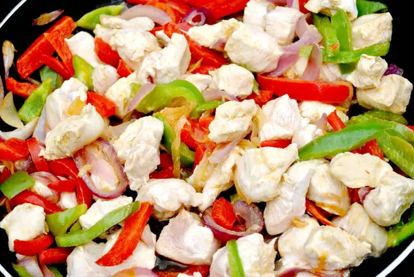 Chicken Stir-Fry with Peppers and Onions