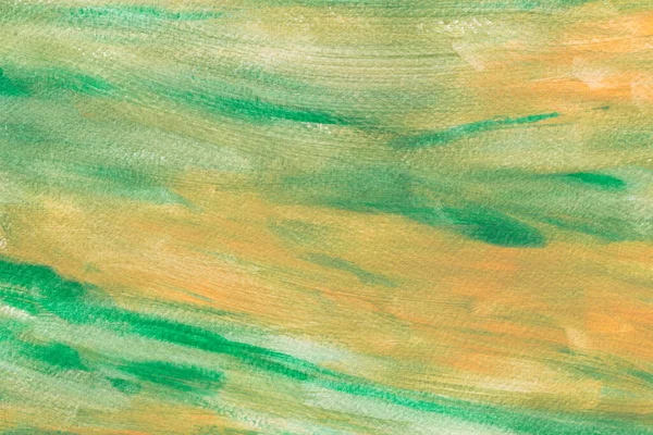 緑黄色アクリル絵具の背景色 — ストック写真