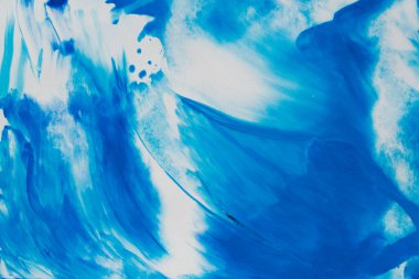 Kağıt arkaplan dokusuna mavi ve beyaz boyanmış