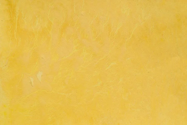 Жовтий Фарбований Акварель Текстурі Паперового Фону — стокове фото