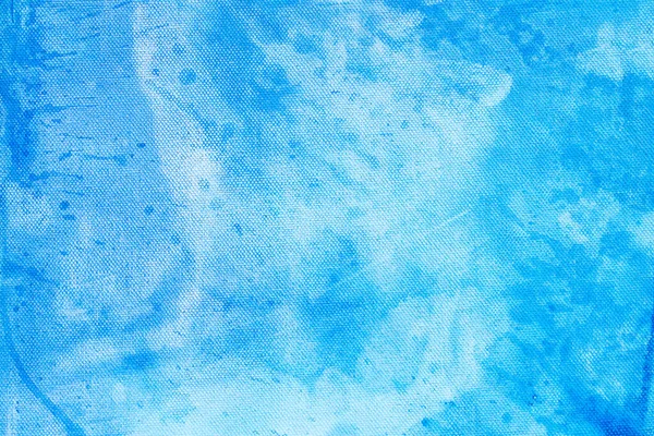纸纹理上的丙烯酸蓝色底色 — 图库照片