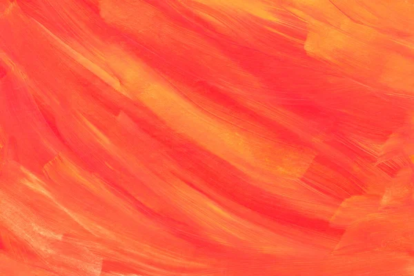 Rot Und Orange Bemalter Aquarell Hintergrund Auf Papierstruktur — Stockfoto