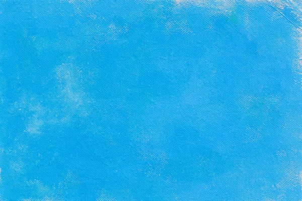 纸纹理上蓝色漆成的丙烯酸背景 — 图库照片