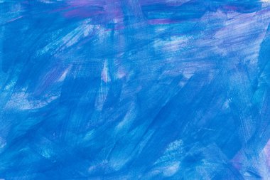 Kağıt dokusu üzerine mavi boyalı suluboya arkaplan