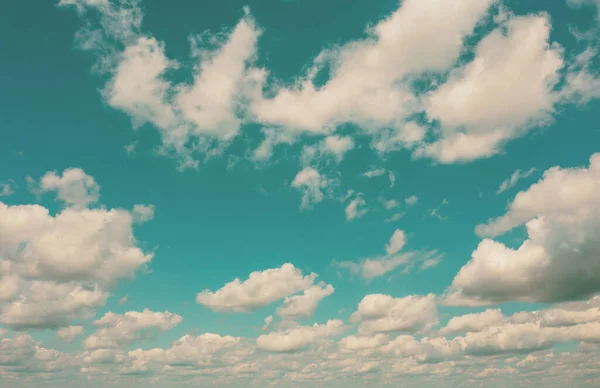 Голубое Облачное Небо Скай Текстура Абстрактный Природный Фон — стоковое фото