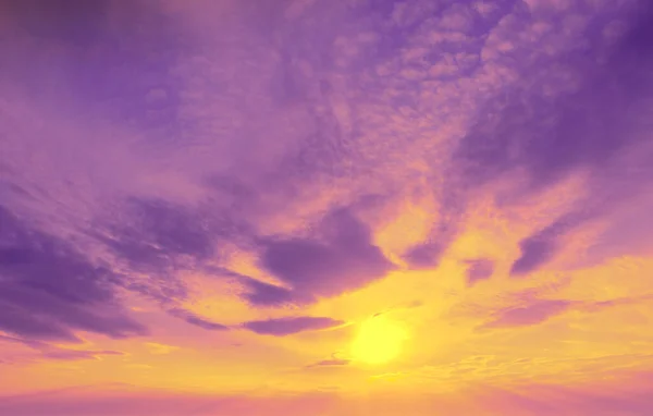 Bunt Bewölkter Himmel Bei Sonnenuntergang Himmel Textur Abstrakte Natur Hintergrund Stockbild