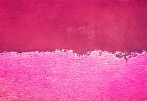 Половина Пофарбованої Бетонної Стіни Абстрактний Гранжевий Фон Колір Градієнта Рожевої — стокове фото