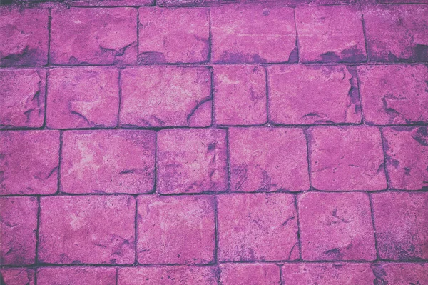 Piedra Pavimentación Textura Púrpura Fondo —  Fotos de Stock
