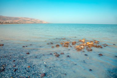 The Sea of Galilee in the morning, Israel clipart