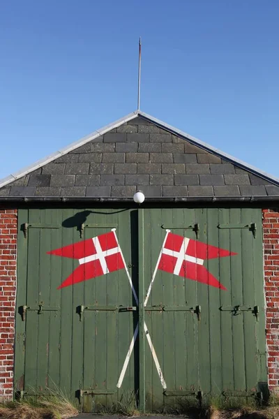 Estações Serviço Blavand Dinamarca — Fotografia de Stock