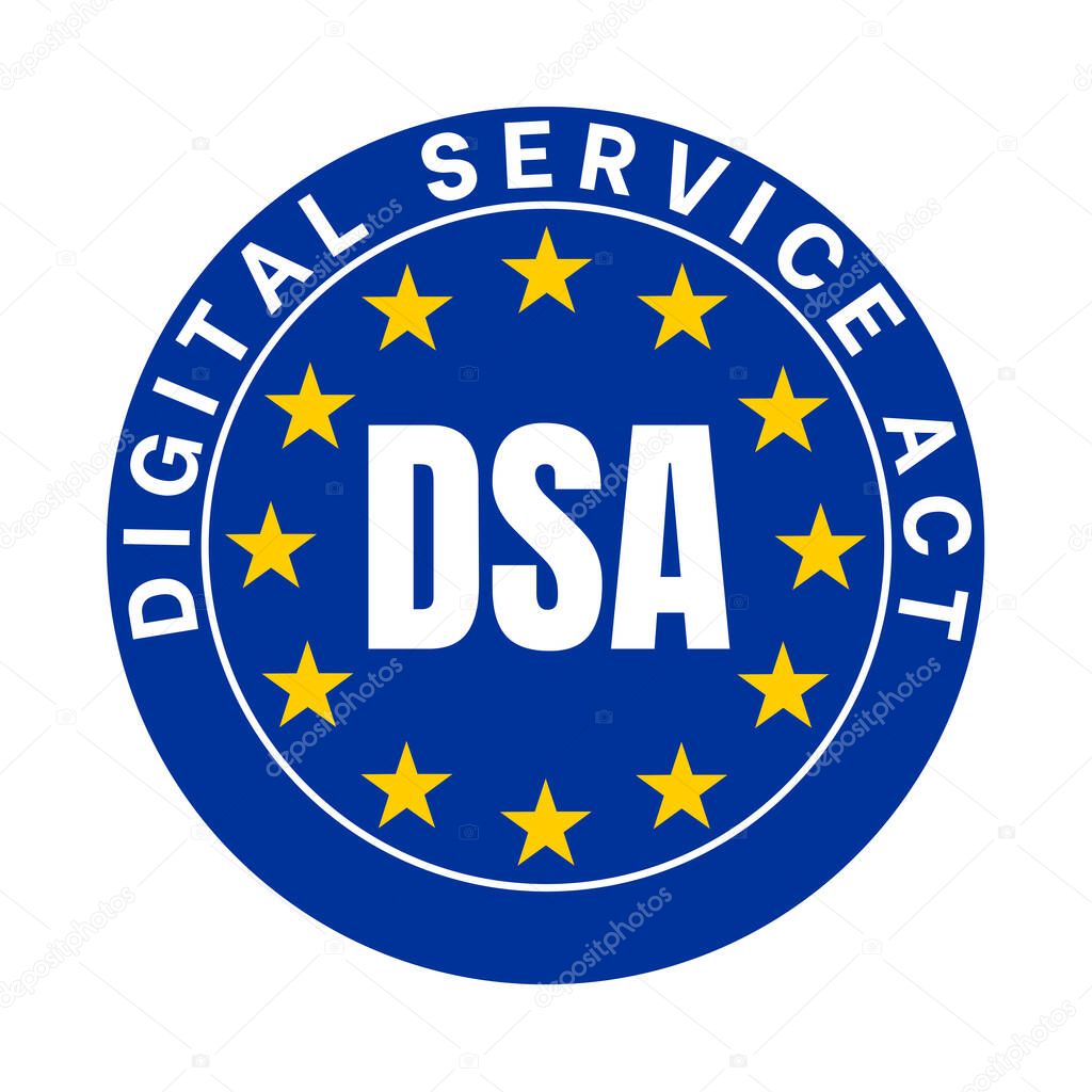 DSA digital services act symbol icon