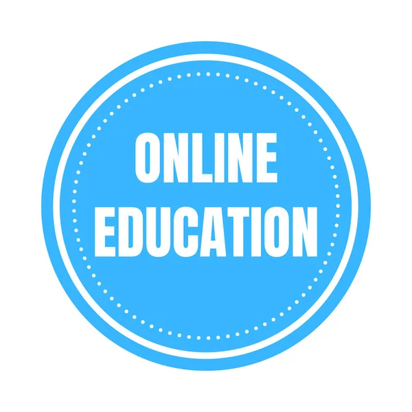 Simbolo Istruzione Online Icona — Foto Stock