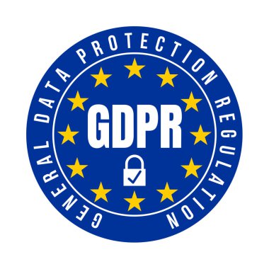 GDPR Genel veri koruma düzenleme simgesi simgesi