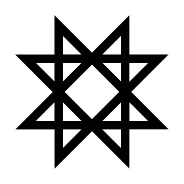 Ikona Symbolu Auseklis — Stock fotografie