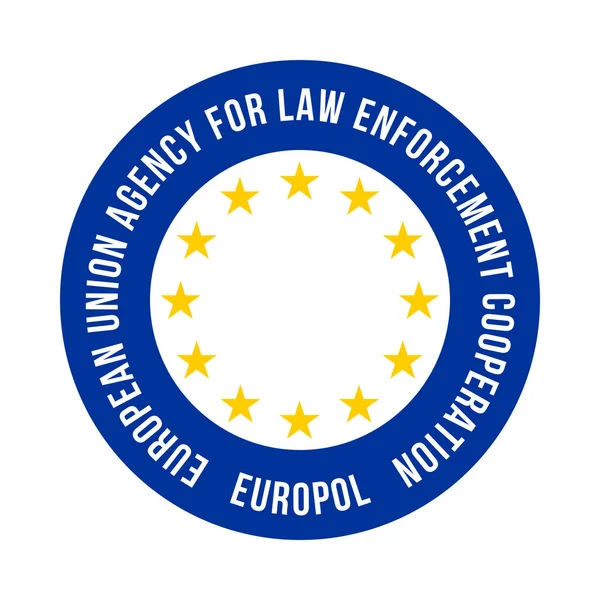 stock image Europol European police office symbol icon