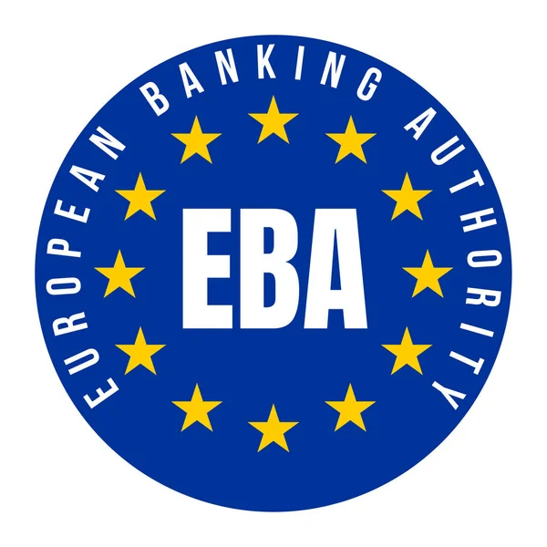 stock image EBA, European banking authority symbol icon