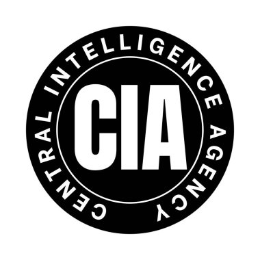 CIA central intelligence agency symbol icon clipart