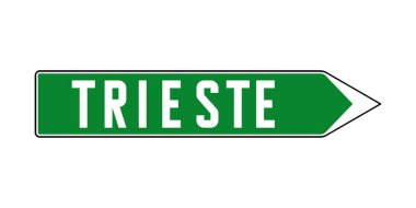Trieste yön tabelası 
