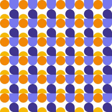 Renkli geometrik desen soyut çizim