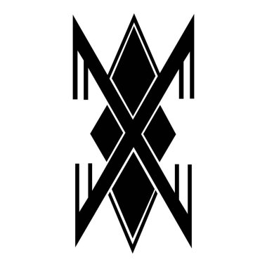 Amazigh motif symbol icon illustration