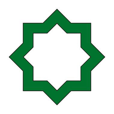 Rub el hizb symbol icon
