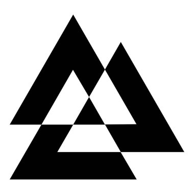 Valknut simge illüstrasyonu