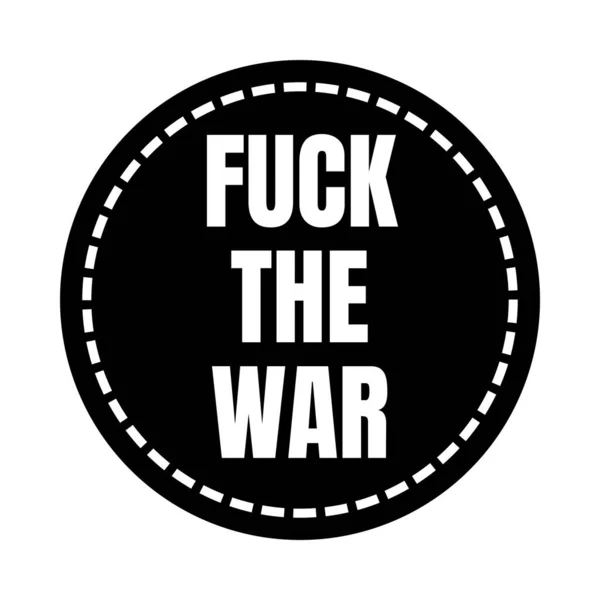 Fuck War Symbol Icon — Stock fotografie