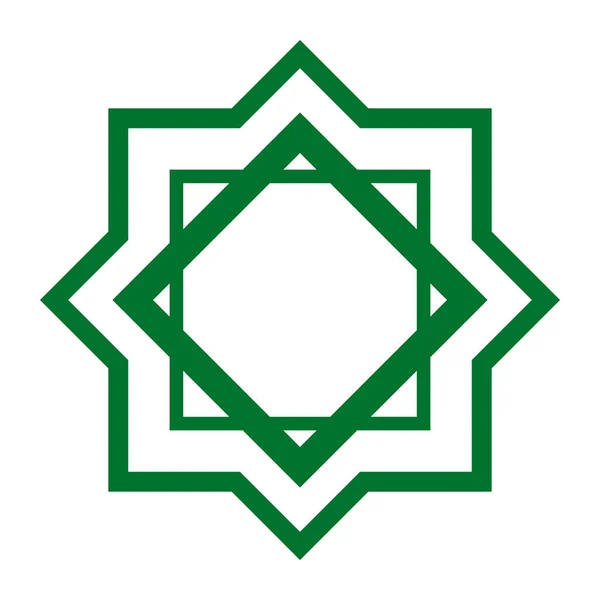 Icono Símbolo Motivo Islámico — Foto de Stock