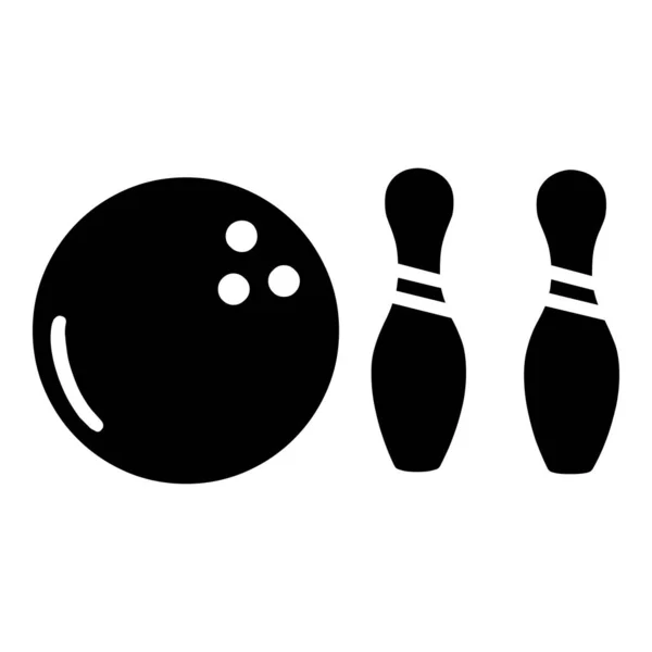 Bowling Symbol Ikon Illustration — Stockfoto