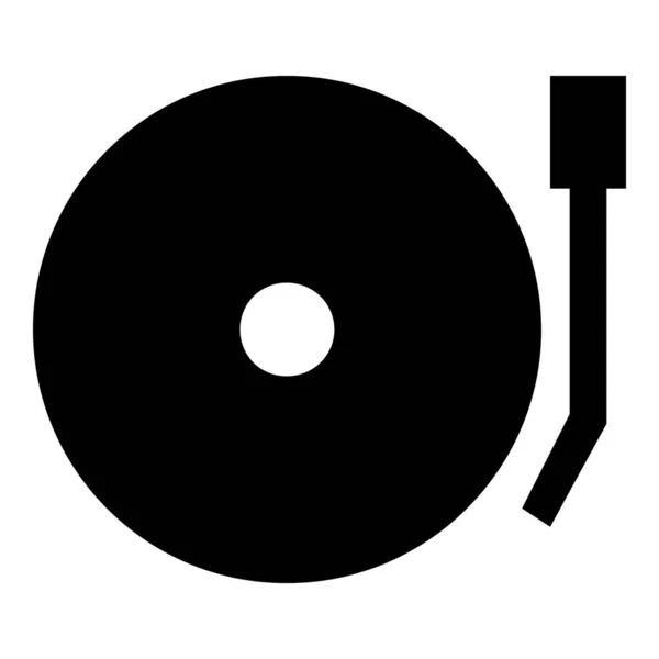 Ikona Symbolu Přehrávače Vinylu — Stock fotografie