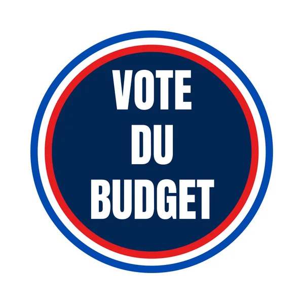 Voto Orçamento França Ícone Símbolo — Fotografia de Stock