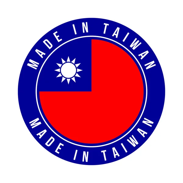 Made Taiwan Icona Simbolo — Foto Stock