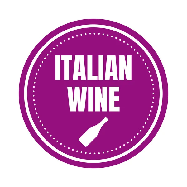 Icona Simbolo Del Vino Italiano — Foto Stock