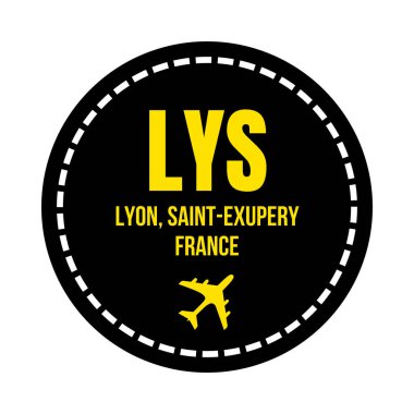 LYS Lyon havaalanı sembolü simgesi