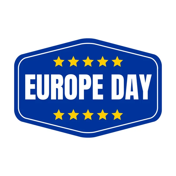 Icône Symbole Journée Europe — Photo