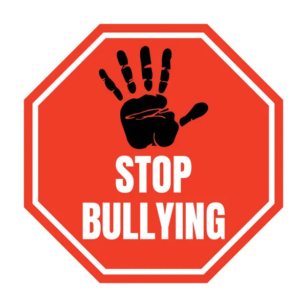 Stock image Stop bullying symbol icon 