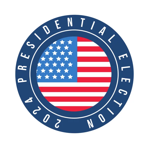 2024 Icône Symbole Élection Présidentielle Américaine — Photo