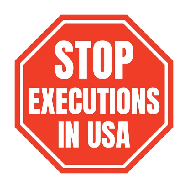 Állítsa Kivégzések Usa Szimbólum Ikonon — Stock Fotó