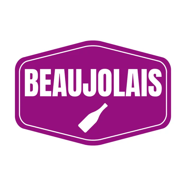 Beaujolais Ícone Símbolo Vinho — Fotografia de Stock